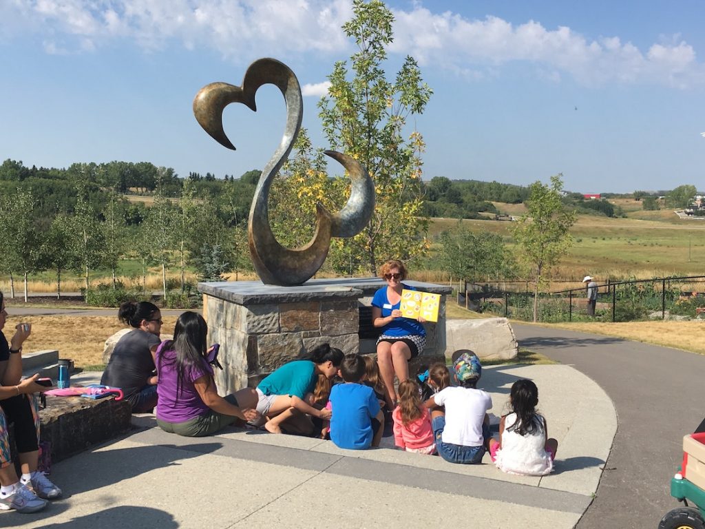 Story Time in Legacy Park - Calgary - Legacy