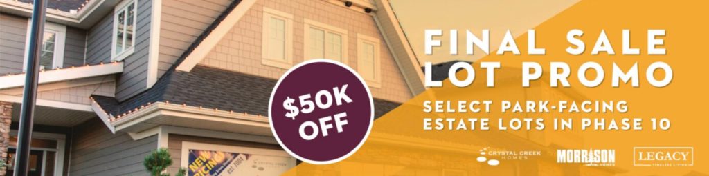 Estate Homes Final Sale Promo $50k off - Calgary - Legacy